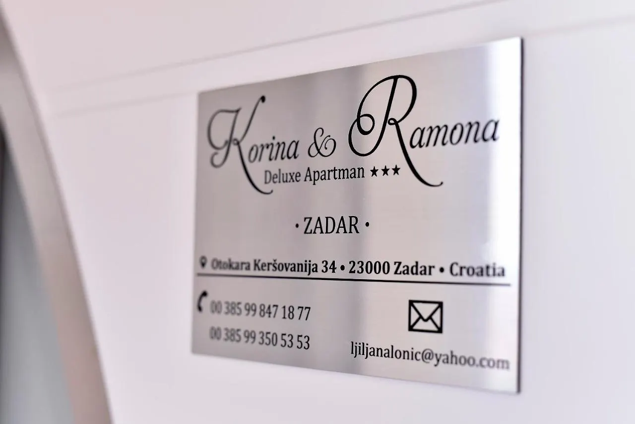 Maison d'hôtes Deluxe Apartman Korina&Ramona Zadar